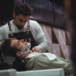 Corte barba y lavado