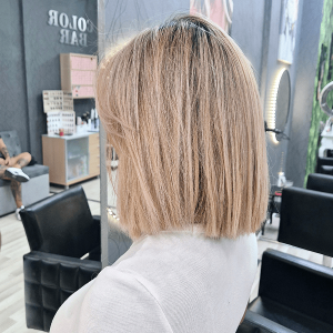 Decoloración mujer