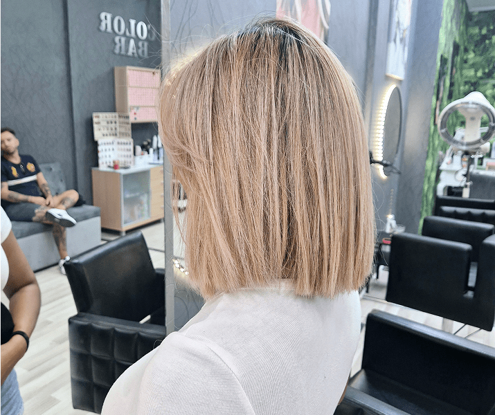Decoloración mujer